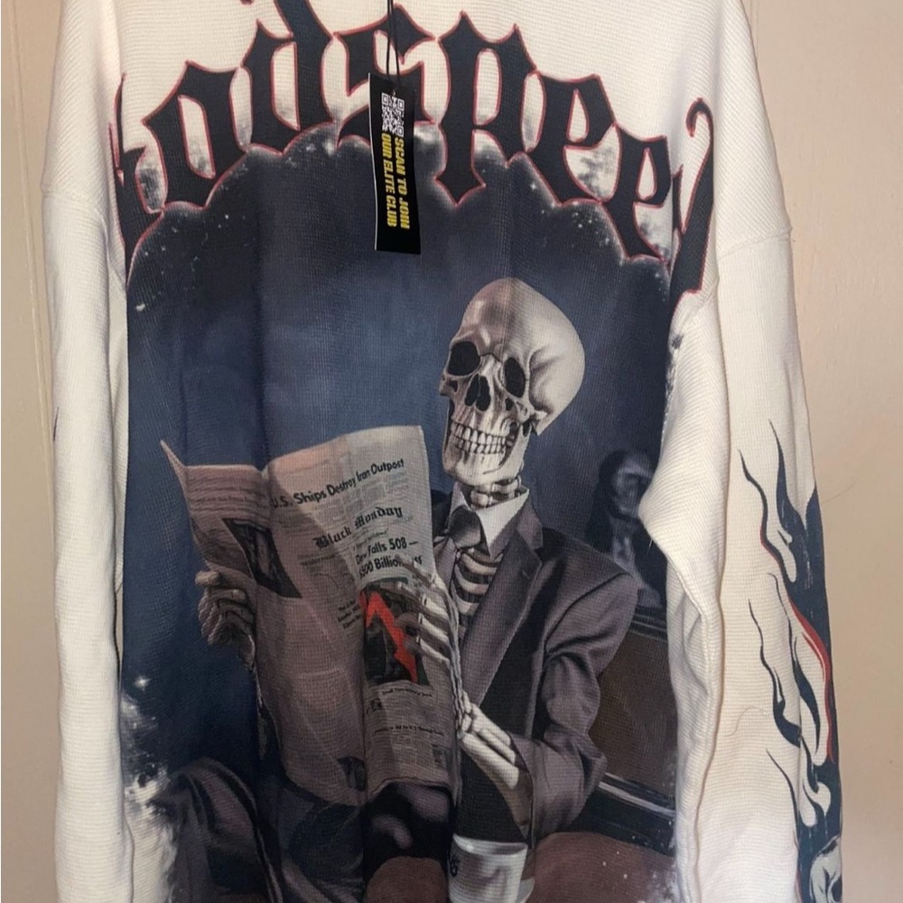Godspeed black Monday skeleton long sleeve thermal